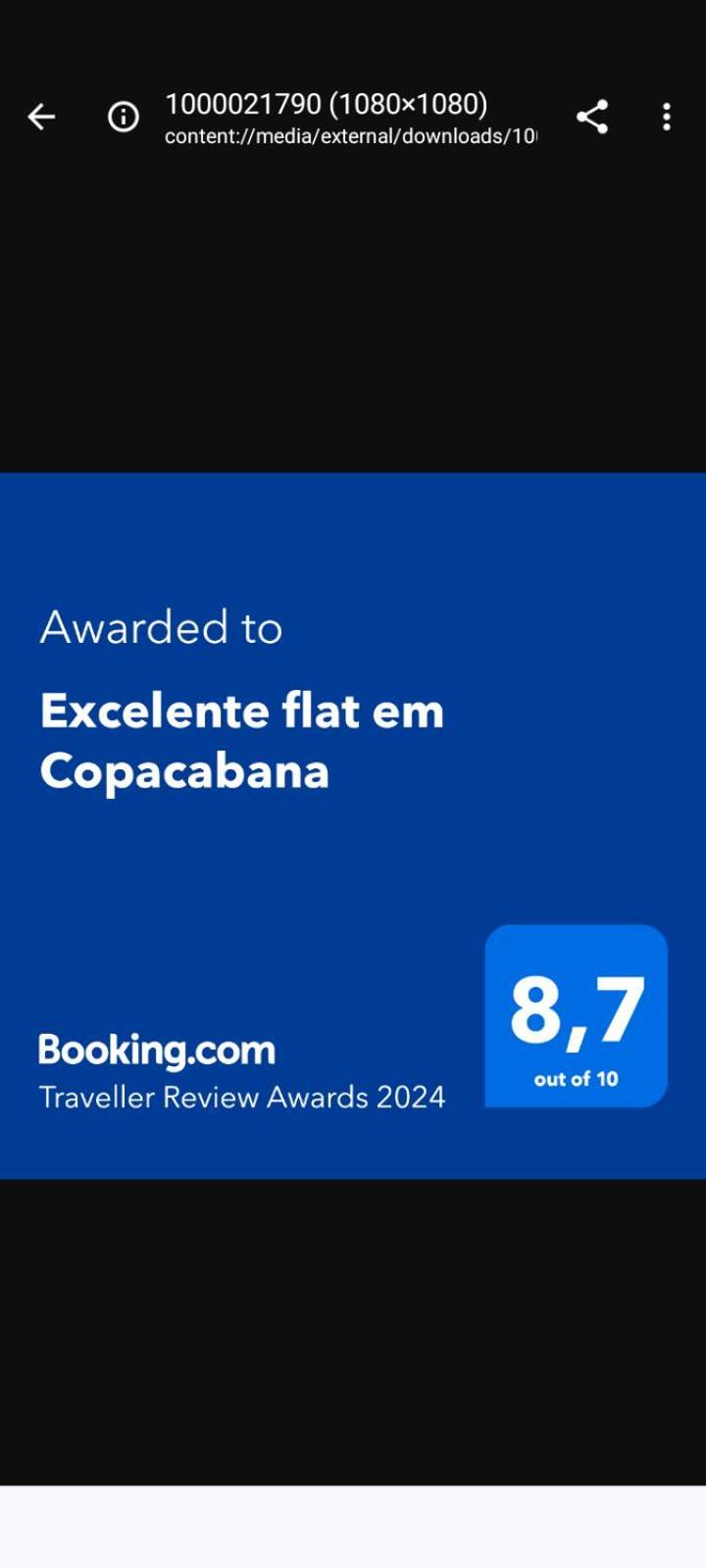 Excelente Flat Em Copacabana Rio de Janeiro Esterno foto